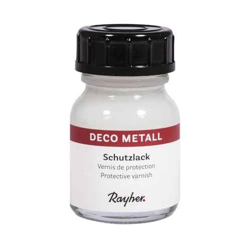 Rayher 2173300 Deco-Metall-Schutzlack, Flasche 25 ml Rayher 2173300 Deco-Metall-Schutzlack, Flasche 25 ml von Rayher