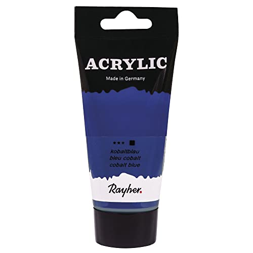 Rayher 38912376 Acrylic, Künstleracrylfarbe, SB-Tube 75ml, kobaltblau Rayher 38912376 Acrylic, Künstleracrylfarbe, SB-Tube 75ml, kobaltblau von Rayher
