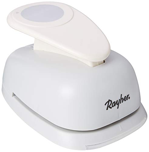 Rayher Hobby 69084000 Motivstanzer Rund/Kreis, ø 7,60 cm- 3 Zoll, geeignet für Papier/Karton bis zu 220g/m² - Weiß Rayher Hobby 69084000 Motivstanzer Rund/Kreis, ø 7,60 cm- 3 Zoll, geeignet für Papier/Karton bis zu 220g/m² - Weiß von Rayher
