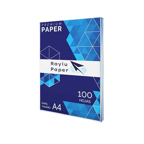 RAYLU PAPER - A4 80g 100 Blatt Premium Mehrzweckpapier für Laserdrucker, Inkjet und Kopierer, für Büro und Zuhause von RAYLU PAPER
