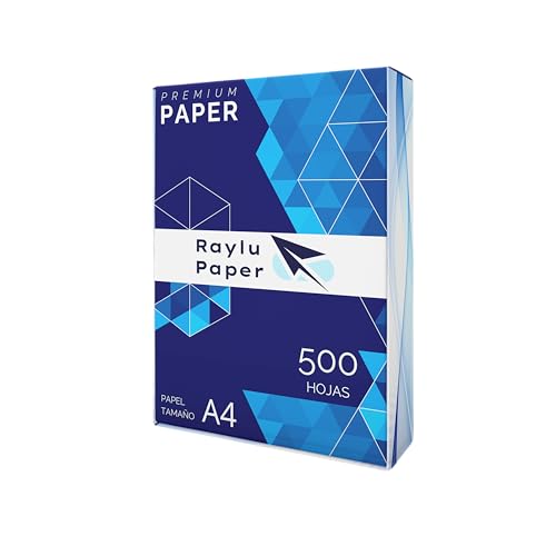 RAYLU PAPER - A4-Blätter, 80 g, 500 Blatt Premium-Papier für Laserdrucker, Inkjet und Kopierer, für Büro und Zuhause (500 Blatt) RAYLU PAPER - A4-Blätter, 80 g, 500 Blatt Premium-Papier für Laserdrucker, Inkjet und Kopierer, für Büro und Zuhause (500 Blatt) von RAYLU PAPER