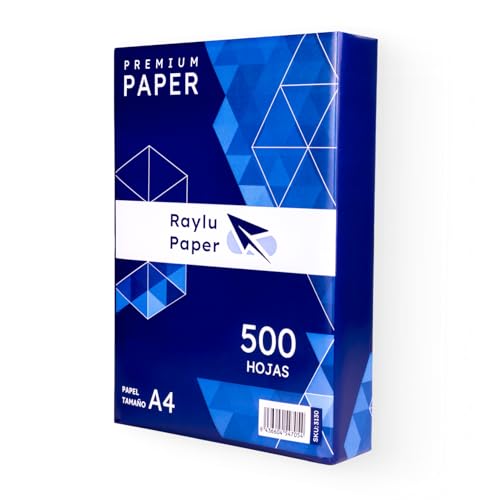 RAYLU PAPER - A4-Blätter, 80 g, 500 Blatt Premium-Papier für Laserdrucker, Inkjet und Kopierer, für Büro und Zuhause (500 Blatt) von RAYLU PAPER