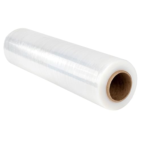 RAYLU PAPER – Stretchfolienrolle transparent für industrielle Verpackunge, Verpackungsfolie plastic rollen Speziell für Umzüge und Koffer, hohe Dehnbarkeit, 200m lang und 50 cm breit (1 Enheit ECO) von RAYLU PAPER