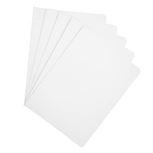 Raylu Paper® - 25 Stück Unterordner aus Karton, mit Faster-Löchern und lebendigen Farben, 200 g dicke Kraftkarton-Ordner (weiß, Folio) von RAYLU PAPER