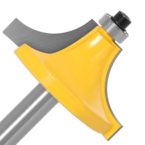 Fräser 8mm Schaft Ecke Runde Über Router Bit Mit Lager for Holz Kanten Wolfram Hartmetall Mühle Cutter Holzbearbeitung Werkzeug (Size : 8x63mm) von RAYMEK
