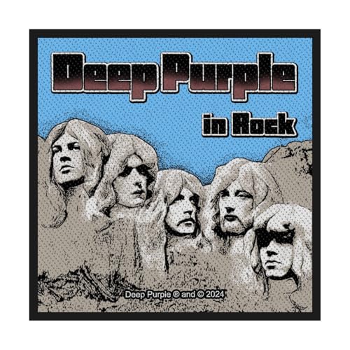 Deep Purple in Rock Mount Rushmore Design Aufnäher Patch 10x10cm Bestickt Offizielle Band Merchandise Deep Purple in Rock Mount Rushmore Design Aufnäher Patch 10x10cm Bestickt Offizielle Band Merchandise von RAZAMATAZ
