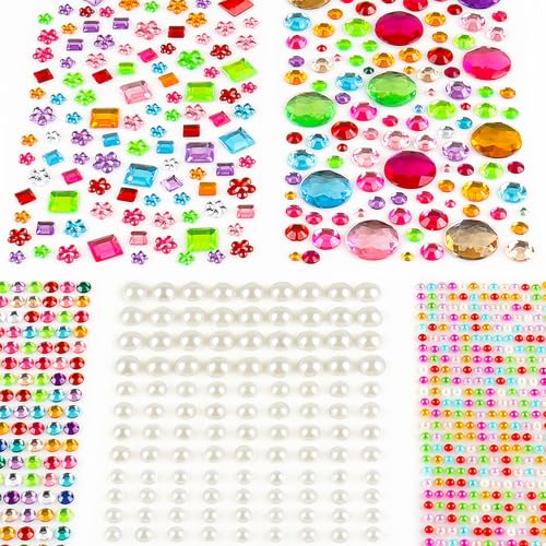 Glitzersteine Selbstklebend, 1584 Stück Bunt Strasssteine Selbstklebend 3-15mm Glitzersteine zum Basteln Handwerke Bastelsachen Fotorahmen,Glitzer Sticker für Make-up, DIY, Augen, Nagel Glitzersteine Selbstklebend, 1584 Stück Bunt Strasssteine Selbstklebend 3-15mm Glitzersteine zum Basteln Handwerke Bastelsachen Fotorahmen,Glitzer Sticker für Make-up, DIY, Augen, Nagel von RAZET