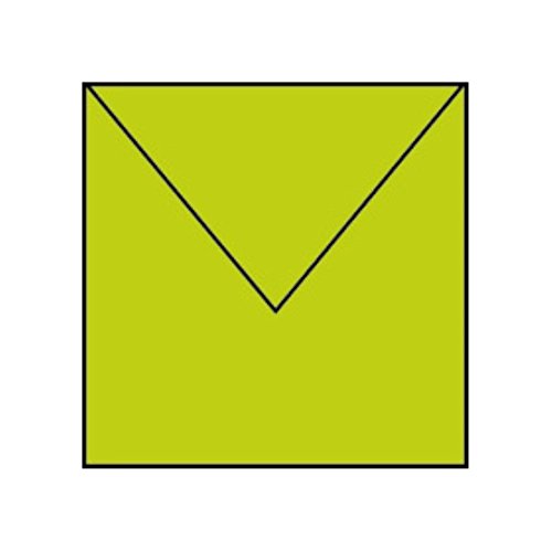 Briefhülle Quadrat maigrün von Rössler Papier