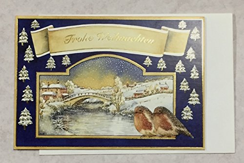 Weihnachtskarten, Klappkarten, Grußkarten, Karten mit Umschlag 14,8x10,5 cm (Motiv-8B) von RB-PA