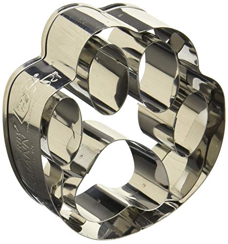 Ausstechform Pfote, Ausstecher für Plätzchen, 6 cm, Edelstahl Ausstechform Pfote, Ausstecher für Plätzchen, 6 cm, Edelstahl von RBV Birkmann