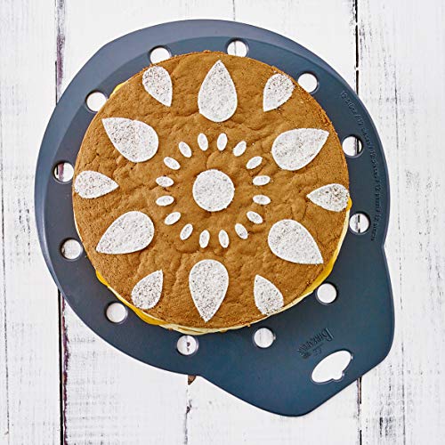 Deko-Schablone Easy Baking 28 cm, Tortenretter, Einteilung von Torten von Birkmann