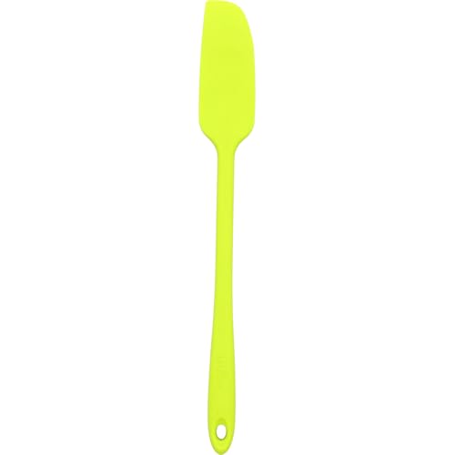 Birkmann Teigschaber Schmal Lemon Green 5cm x 1,3cm x 30cm Silikon mit Metallkern Colour Kitchen hitzebeständig bis 230 Grad Celsius 425361 von RBV Birkmann