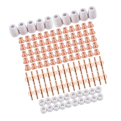 RCBCPLGLNK 100 stücke Plasma Cutter TIPP Elektroden & Düsen Kit Verbrauchbares Zubehör for PT31 Cut 40 50 Plasmaschneider-Schweißwerkzeuge Schweißdüse RCBCPLGLNK 100 stücke Plasma Cutter TIPP Elektroden & Düsen Kit Verbrauchbares Zubehör for PT31 Cut 40 50 Plasmaschneider-Schweißwerkzeuge Schweißdüse von RCBCPLGLNK