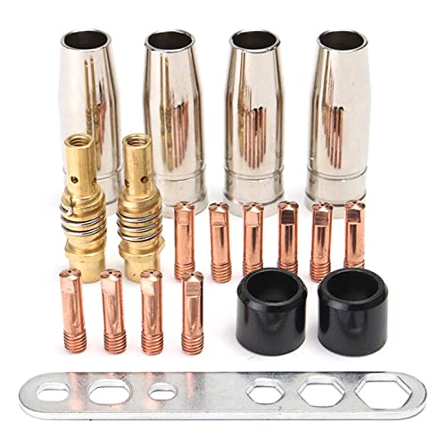 RCBCPLGLNK 19 stücke Schweißbrenner Düse Teil Kit Konische Düsenhülsenstange Werkzeugsatz Fit for Binzel 15AK Welder Zubehör Schweißdüse RCBCPLGLNK 19 stücke Schweißbrenner Düse Teil Kit Konische Düsenhülsenstange Werkzeugsatz Fit for Binzel 15AK Welder Zubehör Schweißdüse von RCBCPLGLNK
