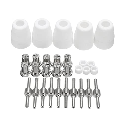 RCBCPLGLNK 30 stücke Plasmaschneider Verbrauchsfackel Kit Elektrodendüsen Kit vernickelt Plasmaschneider Schweißwerkzeuge for Lg-40 pt-31 Schweißdüse RCBCPLGLNK 30 stücke Plasmaschneider Verbrauchsfackel Kit Elektrodendüsen Kit vernickelt Plasmaschneider Schweißwerkzeuge for Lg-40 pt-31 Schweißdüse von RCBCPLGLNK