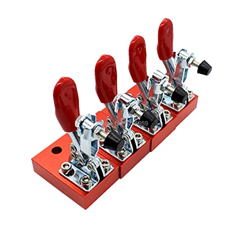 RCBCPLGLNK 4 Stück CNC Graviermaschine Befestigungsräume Befestigungsstatinen Klemmvorrichtung Platte Holzarbeiten Aluminiumplatte Festes Set Handwerkzeug Halterungen und Clips von RCBCPLGLNK