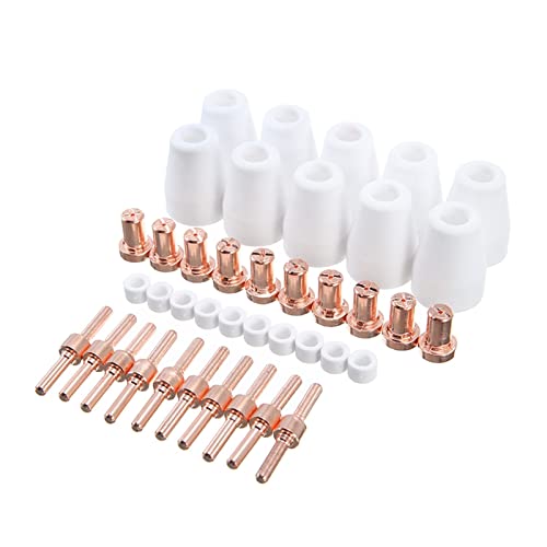RCBCPLGLNK 4. 0pcs. Plasma-Schneidbrenner-Werkzeug-Verbrauchsmaterial-Ring-Keramikdüse-Elektroden-Kit PT-31 LG-40 Fackel Schweißdüse RCBCPLGLNK 4. 0pcs. Plasma-Schneidbrenner-Werkzeug-Verbrauchsmaterial-Ring-Keramikdüse-Elektroden-Kit PT-31 LG-40 Fackel Schweißdüse von RCBCPLGLNK