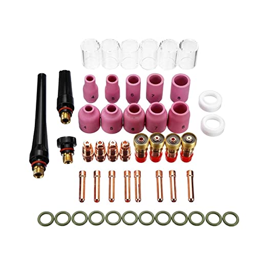 RCBCPLGLNK 4.9Pcs. Schweißbrennerschraube WP-17/18/26 TIG 10 Fit for Pyrex Glass Cup Kit Dauerhafter Und Praktischer Schweißzubehör Einfach Zu Bedienen Schweißdüse RCBCPLGLNK 4.9Pcs. Schweißbrennerschraube WP-17/18/26 TIG 10 Fit for Pyrex Glass Cup Kit Dauerhafter Und Praktischer Schweißzubehör Einfach Zu Bedienen Schweißdüse von RCBCPLGLNK