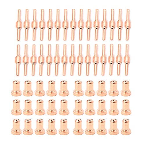 RCBCPLGLNK 6. 0pcs. Rote Kupfer verlängerte Lange Plasmaschneider-Spitze-Elektroden und Dogzzlekit-Schweißdüse for Pt-31 lg-40 Schneiden von Schweißbrenner Schweißdüse RCBCPLGLNK 6. 0pcs. Rote Kupfer verlängerte Lange Plasmaschneider-Spitze-Elektroden und Dogzzlekit-Schweißdüse for Pt-31 lg-40 Schneiden von Schweißbrenner Schweißdüse von RCBCPLGLNK