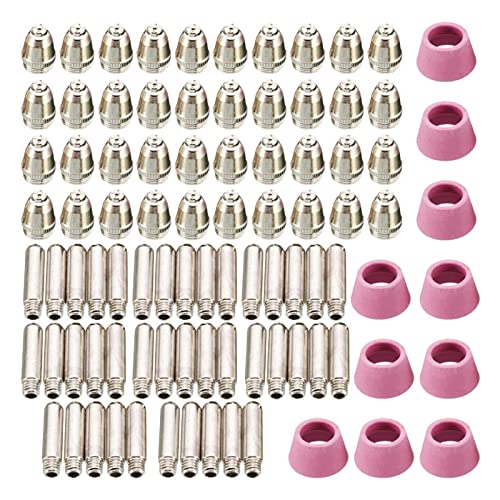RCBCPLGLNK 90 stücke AG60. Plasma-Schneidemaschinen-Verbrauchsmaterial-Kit-Plasmaschneider-Düse-Elektroden-Tasse AG60 Schweißdüse von RCBCPLGLNK