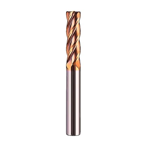 RCBCPLGLNK BB CNC-Hartmetall-Flachfräser Wolframfräser 2 4-Flöten-Metall-Stahlbearbeitungswerkzeug Schlüsselfläche Quadratfräser 6 8 12 Schaft HRC55 Reibahle(4F-BB2055,4x4x20x100) von RCBCPLGLNK