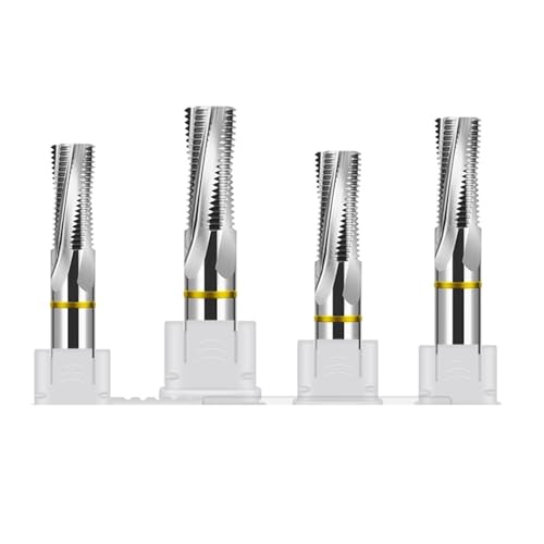 RCBCPLGLNK Fräser Wolframstahl Hartmetall for Aluminium Hohe Härte Schaftfräser CNC Bearbeitungswerkzeuge Reibahle(M5.0x0.8) von RCBCPLGLNK