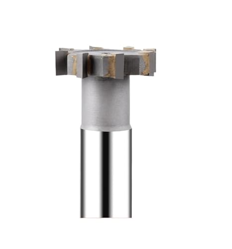 RCBCPLGLNK Geschweißter T-Nutenfräser aus YG8-Legierung, T-förmiger Metallfräser aus Wolframstahl for Metall-T-Fräser, Hartmetall-Nutenfräser, CNC Reibahle(12mmx10Dx70L,4H) von RCBCPLGLNK