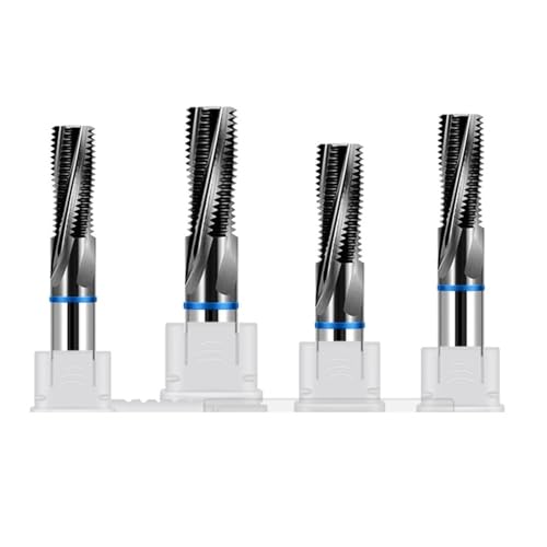 RCBCPLGLNK Gewindefräser Wolframstahl Hartmetall Schwarzbeschichtung Schaftfräser for hoher Härte for CNC-Bearbeitungswerkzeuge Reibahle(M20x2.5) von RCBCPLGLNK