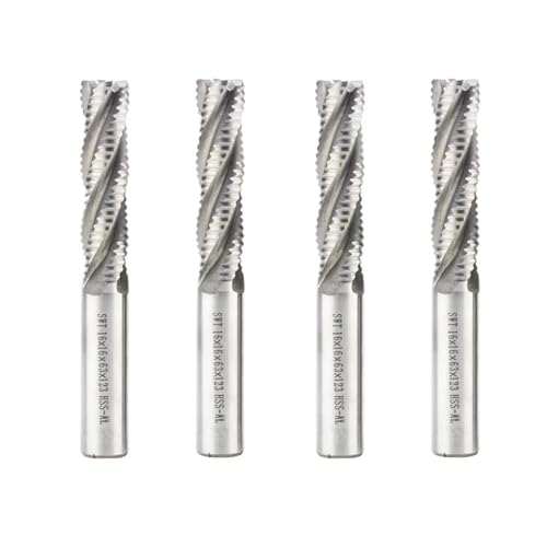 RCBCPLGLNK Grobe Schaftfräser HSS-Fräser Hartmetall-Fräser Fräser Schaftfräser 4-schneidig 5 mm bis 45 mm Sägeblatt Metallbearbeitung Zoll Reibahle(22 x20 x38 x104) von RCBCPLGLNK