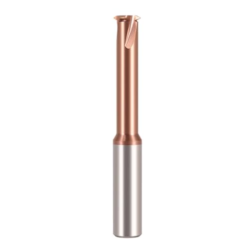 RCBCPLGLNK Hartmetall-Gewindefräser Bearbeitung von Aluminium-Stahl-Gewinde Reibahle(M2x0.4 D4,HRC55 Steel 1T) von RCBCPLGLNK
