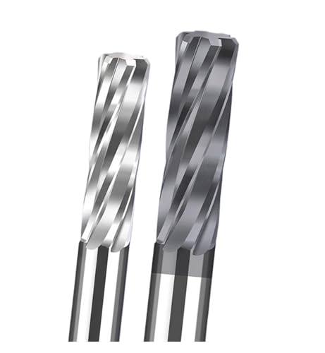 RCBCPLGLNK Hartmetall-Maschinenreibahle, Spiral-Metallschneider, 4 Flöten, CNC-Spannreibahle, Schneidwerkzeuge beschichtet Reibahle(Uncoated5.2X30X60L) von RCBCPLGLNK