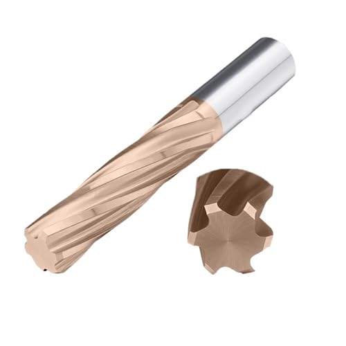 RCBCPLGLNK Hartmetall-Spiralnut-Reibahle H7, 3 mm bis 12,5 mm, gerader Schaft, maschinenbeschichtete Wolframstahl-Reibahle, 1 Stück Reibahle(D4.5X30X60L) von RCBCPLGLNK