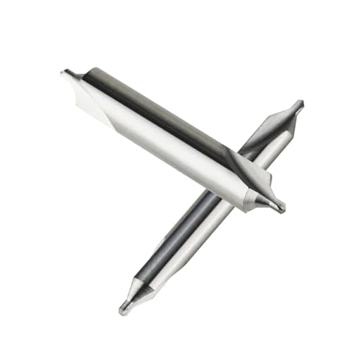 RCBCPLGLNK Hartmetall-Zentrierbohrer, 60-Grad-Senker, Winkel-Metallbohrer, CNC-Hartmetallbearbeitung, Wolframstahl-Bohrwerkzeuge Reibahle(HRC55 A,D1xD4x100L) von RCBCPLGLNK
