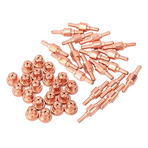 RCBCPLGLNK Kunststoffschweißdüse 40pcs Plasmaschneider Verbrauchsmaterial Elektrodendüsenspitze for PT31 LGK40. Plasma-Fackel for Schweißen Schweißdüse RCBCPLGLNK Kunststoffschweißdüse 40pcs Plasmaschneider Verbrauchsmaterial Elektrodendüsenspitze for PT31 LGK40. Plasma-Fackel for Schweißen Schweißdüse von RCBCPLGLNK