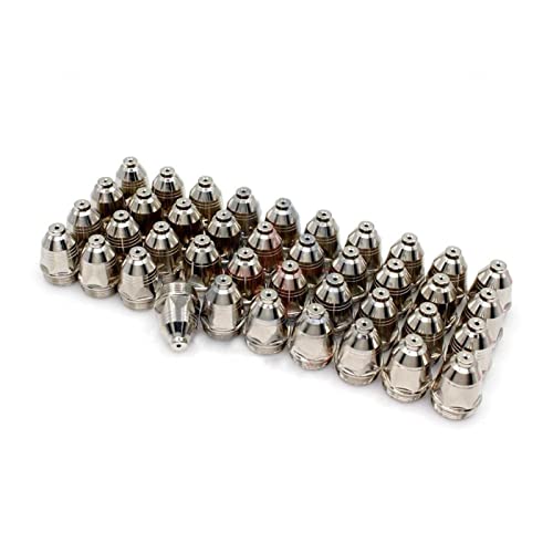 RCBCPLGLNK Luftdüse Plasmaschneidbrenner Verbrauchsmaterialien Plasmaschweißmaschine Cutter TIPP 50pcs Schweißdüse(1.1mm) von RCBCPLGLNK