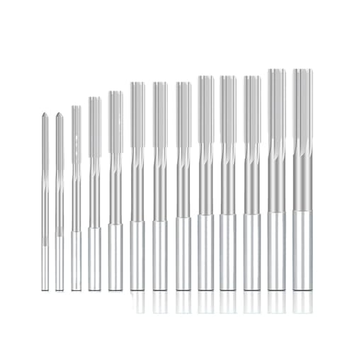 RCBCPLGLNK Maschinenreibahle H8 Zylinderschaft Spannreibahle 2/2,5/3/4/5/6/6,5/7/8/9/10/11/12mm Fräsreibahlen Reibahle(8pcs 3-10mm Set) von RCBCPLGLNK