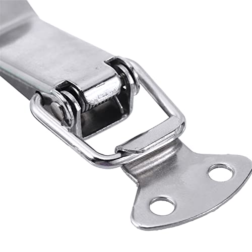 RCGKNNMUZ Latch Lock Holzkiste Metallschloss Federbelastete Klemmen Edelstahl Toggle Latch Catch for Gepäck Holzkoffer Toolbox RCGKNNMUZ Latch Lock Holzkiste Metallschloss Federbelastete Klemmen Edelstahl Toggle Latch Catch for Gepäck Holzkoffer Toolbox von RCGKNNMUZ
