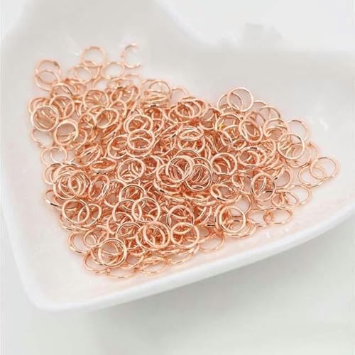 200 Stück 3/4/5/6/7/8/10 mm Metall-DIY-Schmuckzubehör, geschlossene/offene Einzelschleifen-Binderinge und Spaltringe für die Schmuckherstellung, Roségold, geschlossen, 8 mm 200 Stück 3/4/5/6/7/8/10 mm Metall-DIY-Schmuckzubehör, geschlossene/offene Einzelschleifen-Binderinge und Spaltringe für die Schmuckherstellung, Roségold, geschlossen, 8 mm von RCIDOS
