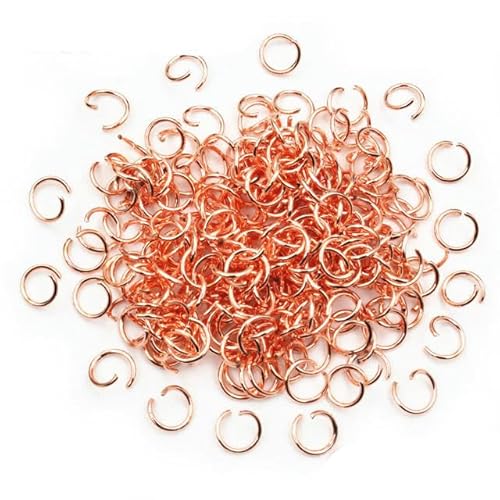 200 Stück 3/4/5/6/7/8/10 mm Metall-DIY-Schmuckzubehör, geschlossene/offene einzelne Schleifen, Biegeringe und geteilte Ringe für die Schmuckherstellung, Roségold, offen, 7 mm 200 Stück 3/4/5/6/7/8/10 mm Metall-DIY-Schmuckzubehör, geschlossene/offene einzelne Schleifen, Biegeringe und geteilte Ringe für die Schmuckherstellung, Roségold, offen, 7 mm von RCIDOS