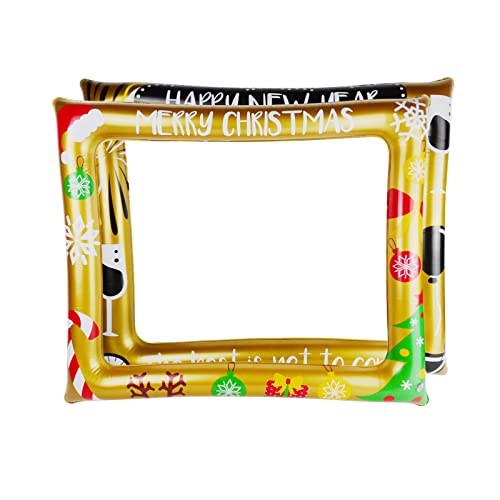 Weihnachten Aufblasbare Fotorahmen Neujahrsdekorationen Aufblasbarer Rahmen Für Fotobox Accessoires Frohes Neues Jahr Und Weihnachten, Doppelseitig Fotorequisiten Foto Booth Props Für Partyzubehör Weihnachten Aufblasbare Fotorahmen Neujahrsdekorationen Aufblasbarer Rahmen Für Fotobox Accessoires Frohes Neues Jahr Und Weihnachten, Doppelseitig Fotorequisiten Foto Booth Props Für Partyzubehör von RCIDOS