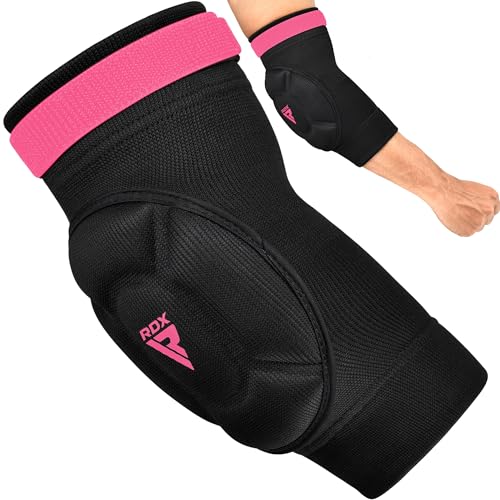 RDX Ellbogenschoner Kampfsport, Ellenbogenschutz MMA Muay Thai, Ellenbogenschützer Thaiboxen Ellbogenschützer Handball Volleyball Ellbogenschutz Boxen Training Gepolstert Ellbogenbandagen Elbow Guard RDX Ellbogenschoner Kampfsport, Ellenbogenschutz MMA Muay Thai, Ellenbogenschützer Thaiboxen Ellbogenschützer Handball Volleyball Ellbogenschutz Boxen Training Gepolstert Ellbogenbandagen Elbow Guard von RDX