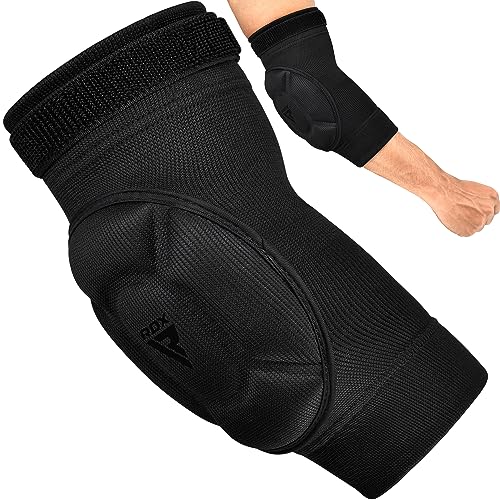 RDX Ellbogenschoner Kampfsport, Ellenbogenschutz MMA Muay Thai, Ellenbogenschützer Thaiboxen Ellbogenschützer Handball Volleyball Ellbogenschutz Boxen Training Gepolstert Ellbogenbandagen Elbow Guard RDX Ellbogenschoner Kampfsport, Ellenbogenschutz MMA Muay Thai, Ellenbogenschützer Thaiboxen Ellbogenschützer Handball Volleyball Ellbogenschutz Boxen Training Gepolstert Ellbogenbandagen Elbow Guard von RDX
