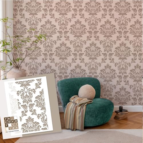 RE-COVERTILES - Schablonen zum Malen und Dekorieren | Flexible waschbar und wiederverwendbar | für Wände, Böden und Möbel | 60x40 cm RE-COVERTILES - Schablonen zum Malen und Dekorieren | Flexible waschbar und wiederverwendbar | für Wände, Böden und Möbel | 60x40 cm von RE-COVERTILES