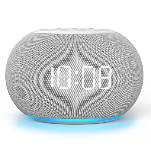 REACHER Auto-Dimmable Sound Machine Wecker mit Nachtlicht, 20 beruhigende Klänge, LED-Digitalanzeige, Sleep Timer, präzise Lautstärkeregelung, weißes Rauschen für Baby, Erwachsene, Schlafzimmer REACHER Auto-Dimmable Sound Machine Wecker mit Nachtlicht, 20 beruhigende Klänge, LED-Digitalanzeige, Sleep Timer, präzise Lautstärkeregelung, weißes Rauschen für Baby, Erwachsene, Schlafzimmer von REACHER