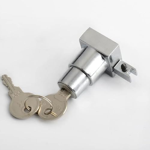REACHYEA Kolben-Druckschloss mit 2 Schlüsseln für Schiebetüren, Vitrinenschloss, Möbelschloss, 5 mm - 8 mm dick, Hardware REACHYEA Kolben-Druckschloss mit 2 Schlüsseln für Schiebetüren, Vitrinenschloss, Möbelschloss, 5 mm - 8 mm dick, Hardware von REACHYEA