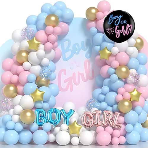 Baby Gender Reveal Decoration Dekoration Enthüllung Geschlecht Baby Kit Luftballons Enthüllung Genre Baby mit Ballon Junge oder Mädchen und Luftballons Boy & Girl Gender Reveal Party Dekoration Baby Gender Reveal Decoration Dekoration Enthüllung Geschlecht Baby Kit Luftballons Enthüllung Genre Baby mit Ballon Junge oder Mädchen und Luftballons Boy & Girl Gender Reveal Party Dekoration von REAL DECO