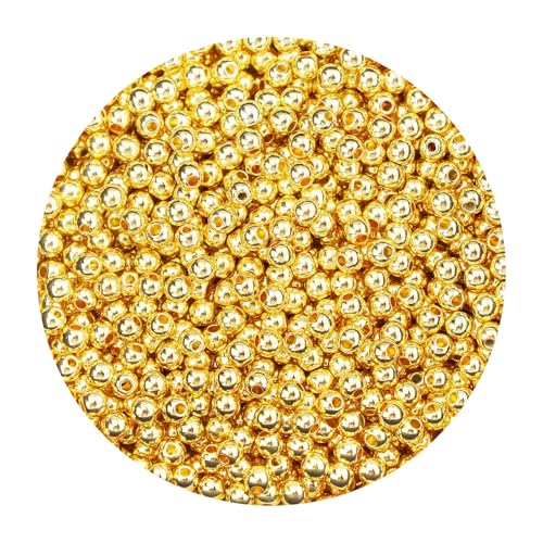 1500 StüCke Goldene Perlen 4mm Bastelperlen Runde Spacer Beads Ccb Lose Perlen Zum AuffäDeln FüR Armband Halskette Schmuck Ohrringe Handwerk Diy 1500 StüCke Goldene Perlen 4mm Bastelperlen Runde Spacer Beads Ccb Lose Perlen Zum AuffäDeln FüR Armband Halskette Schmuck Ohrringe Handwerk Diy von REBECASKYENS