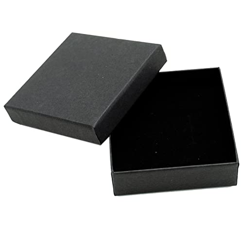 REBECASKYENS Geschenkschachtel Schmuck, 9x9 cm Ring Schachtel Schwarz Geschenk Aufbewahrungsbox Schmuckschatulle für Armbänder und Armreife, mit Deckel, Ohrringe, Halsketten, Geschenkverpackungen REBECASKYENS Geschenkschachtel Schmuck, 9x9 cm Ring Schachtel Schwarz Geschenk Aufbewahrungsbox Schmuckschatulle für Armbänder und Armreife, mit Deckel, Ohrringe, Halsketten, Geschenkverpackungen von REBECASKYENS