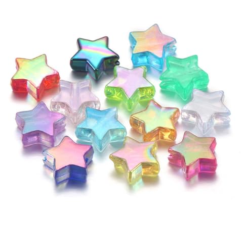 400Stk.Stern Perlen Sterne für Armbänder Bunt Star beads10mm zum auffädeln Glitzer Sternperlen Auffädeln Armband Basteln Bracelets 400Stk.Stern Perlen Sterne für Armbänder Bunt Star beads10mm zum auffädeln Glitzer Sternperlen Auffädeln Armband Basteln Bracelets von REBECCAHOWARD
