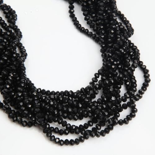 1 Strang 3 x 4 mm 6 mm Kristall Rondelle Perlen facettierte lose Abstandshalter Glasperlen mehrfarbig DIY für Schmuckherstellung Armband Halskette - 1-4 mm ca. 135 Stück 1 Strang 3 x 4 mm 6 mm Kristall Rondelle Perlen facettierte lose Abstandshalter Glasperlen mehrfarbig DIY für Schmuckherstellung Armband Halskette - 1-4 mm ca. 135 Stück von REDAEL